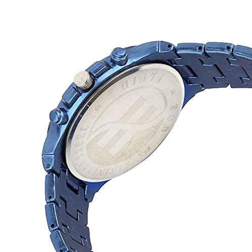 Image of Fluid Analog Silver Dial Men's Watch-FL-002-BL-SL