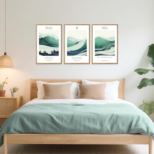 Tableau Jésus Peace Be Still impression religieuse pour chambre - 4