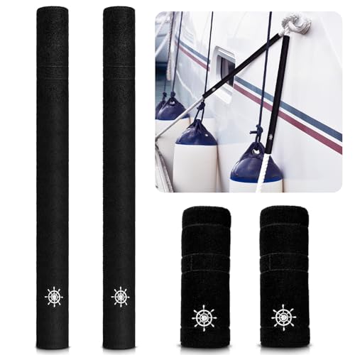 Protections anti-frottement de quai Lot de 4 manchons marine contre l'usure des cordes de yacht
