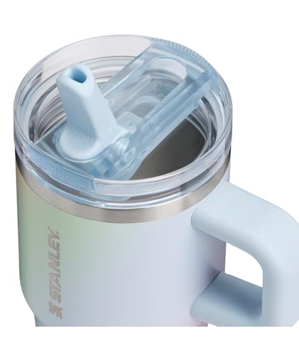 Image of STANLEY Quencher ProTour Flip Straw Tumbler with Leakproof Lid 20 oz | Built-In Straw & Handle | Cupholder Compatible for Travel | Insulated Stainless Steel Cup | BPA-Free | Sunrise Spiral