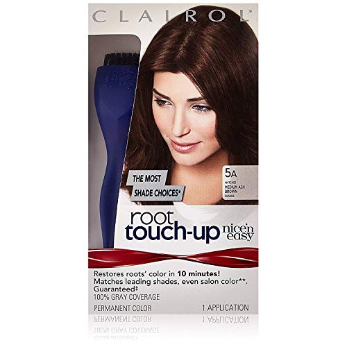 Nice 'n Easy Root Touch-Up, Medium Ash Brown [5A] 1 ea (Pack of 4)