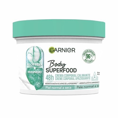 Crème corporelle apaisante Body Superfood après la douche flacon 380 ml