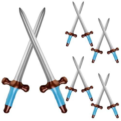 pclapora 10 Piezas Espadas Inflables, 60 cm Inflables de Juguete de Espada Pirata, Espadas de Plástico para Niños, para Halloween Tema Pirata Juego de rol Juegos de Fiesta Decoraciones pclapora 10 Piezas Espadas Inflables, 60 cm Inflables de Juguete de Espada Pirata, Espadas de Plástico para Niños, para Halloween Tema Pirata Juego de rol Juegos de Fiesta Decoraciones