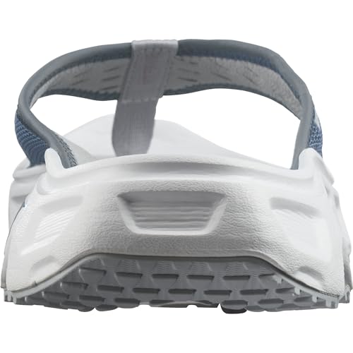 SALOMON Reelax Break 6.0 Men's Recovery Footwear, Cushioned Stride, Seamless Foothold, and Lightweight, Blue Ashes White Pearl Blue, 11.5 US
