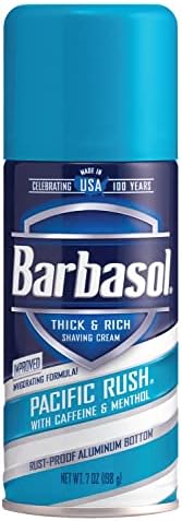 Barbasol Shave Cream 7 Ounce (Pacific Rush, Pack of 3)