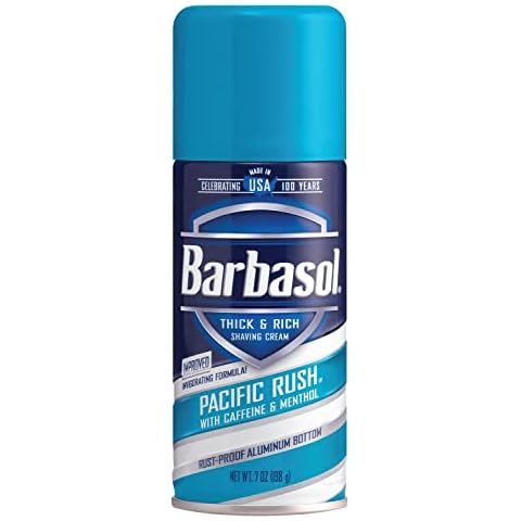 Barbasol Shave Cream 7 Ounce (Pacific Rush, Pack of 3) Cover