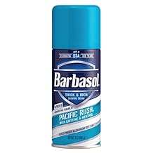 Barbasol Shave Cream 7 Ounce Pacific Rush, Pack of 3