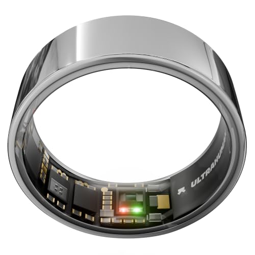 Image of ULTRAHUMAN Ring AIR - Space Silver - Size 11 - Smart Ring | No App Subscription Fee | Size First with Sizing Kit | Sleep, Activity & Heart Rate Tracking | Fitness Ring for Men & Women