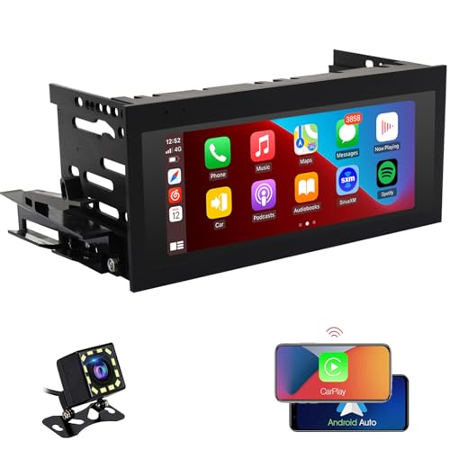QLED 8 Core Radio for GM Chevrolet Chevy GMC Buick Cadillac Upgrade 1995 1996 1997 1998 1999 2000 2001 2002 Touch Screen Stereo Carplay Android Auto Ready Free Camera