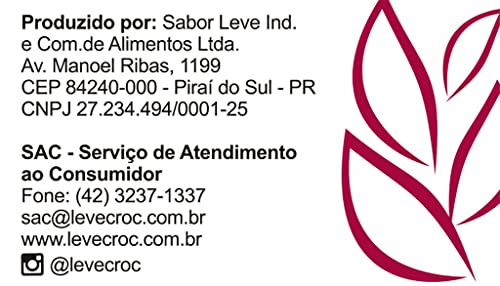 Leve Crock Granola Sem Gluten Quinoa E Castanha 500G