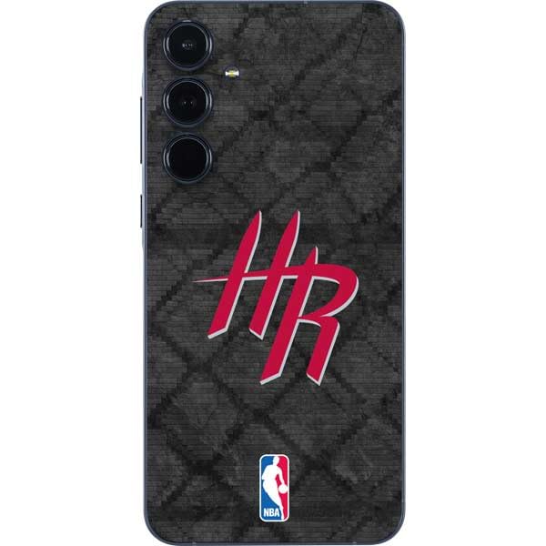 Skinit Decal Phone Skin Compatible with Galaxy A36 5G - Officially Licensed NBA Houston Rockets Dark Rust Design