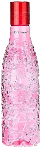Floraware Food Grade Premium Plastic Fridge Mosaic Water Bottle, BPA Free | 100% Leak Proof | Office Bottle | Gym Bottle | Home | Kitchen | Travel Bottle Drinking Bottle, 1000ml Pack of 1, Pink (B0CP5JLM4B) Amazon Price History, Amazon Price Tracker