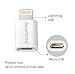 [Apple MFi Certified] Avantree 2 Pack Micro USB to 8 Pin Lightning Adapter Converters for iPhone X 8 7 6 6s Plus 5 iPad iPod, Compatible with Apple iOS Devices - 2 Pack White