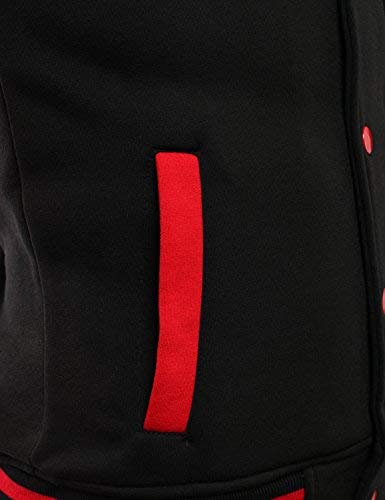 Jaqueta College Americana Black Red Lisa (GG)