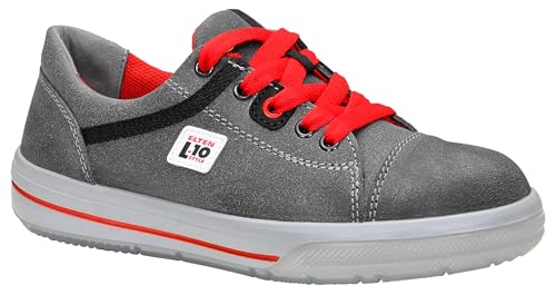 ELTEN Sicherheitsschuhe Vintage Lady Low ESD S3, Damen, Leder, Stahlkappe, leicht, sportlich 41, Grau