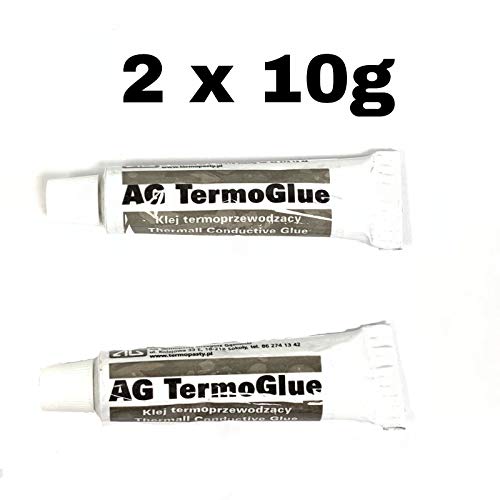 Termopasty Envio 24H Pasta TERMICA Adhesiva Pegamento 2 x 10g Thermal Conductive Glue CPU Solar