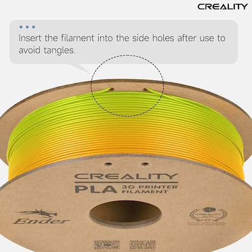Filamento PLA 1.75mm 1kg Creality - Carrete Oficial para Impresoras 3D, Precisión +/- 0.03mm, Arcoíris - Fernando Cortés