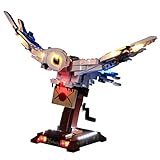 NOTA: Juego de iluminación LED, compatible con el modelo Lego Harry Potter Hedwig 75979 (Solo Iluminación LED, sin Kit LEGO).