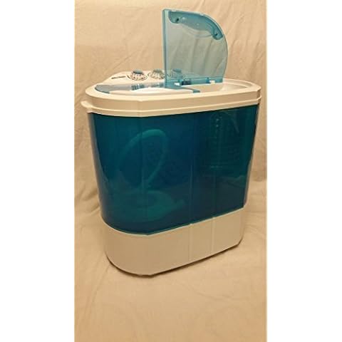 LEISURE DIRECT MINI TWIN TUB PORTABLE 230V WASHING MACHINE FOR BOATS RV SPIN DRYER Cover