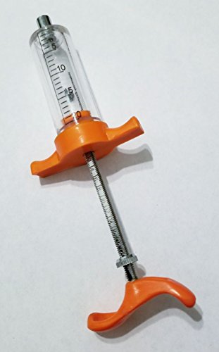 Dose Syringe 20mL Unbreakabl?e Plastic Barrel Luer Lock with Graduated Regulator Livestock Veterinary
