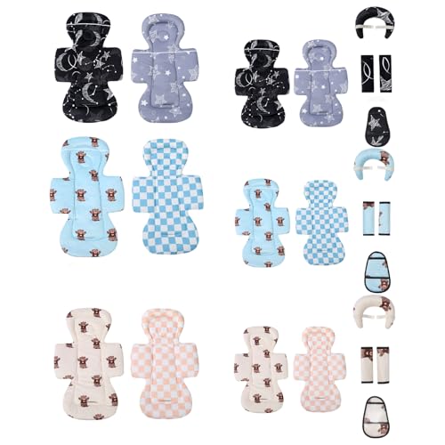 Coussin doux pour bébé pour éviter l'inconfort en poussette et siège auto - 4