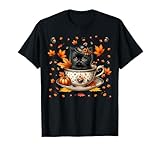 Photo Gallery aesthetic fall cat in floral pumpkin coffee mug cute autumn maglietta Photo Gallery aesthetic fall cat in floral pumpkin coffee mug cute autumn maglietta