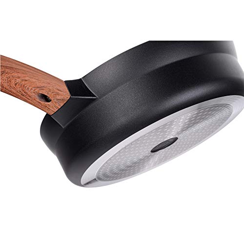 Foto von GRÄWE Bratpfanne HOCH Aluguss 28 cm, Gusspfanne, Serie Alu-Line, für fettarmes Braten und Schmoren