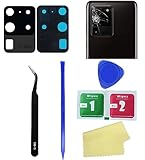 2Pack Eaglewireless Rear Camera Glass Lens Replacement Kit for Samsung Galaxy S20 Ultra 5G+DIY Tools (Could Also be Used as Tempered Glass Protector)