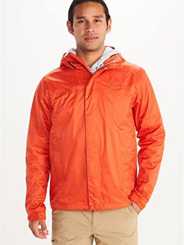 Image of MARMOT Men's Precip Eco Waterproof Rain Jacket - 100% Recycled, Breathable, Lightweight, Packable Raincoat