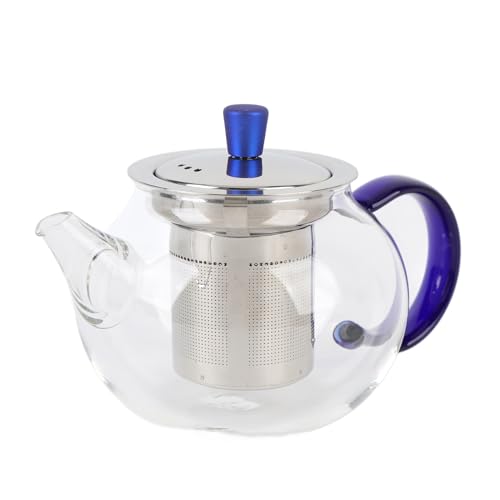 Théière en verre résistante à la chaleur de 252 ml avec panier infuseur - 5