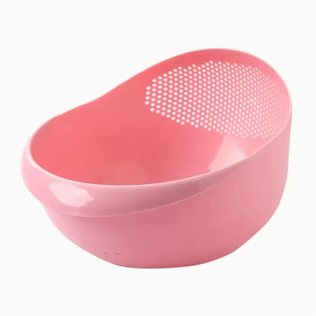 JSEIAJB Kitchen Rice Sifter Rice Sieve Leaking Draining Water Filter Basket Washing Vegetables Basket Household Items