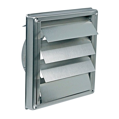 Jalousie 150erR Edelstahl Gitter Aussengitter Ablufthaube Lüftungsgitter für Klimagerät