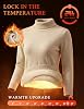 Suéter de cuello alto para mujer Arssm, forrado en sherpa, jersey térmico de punto 8