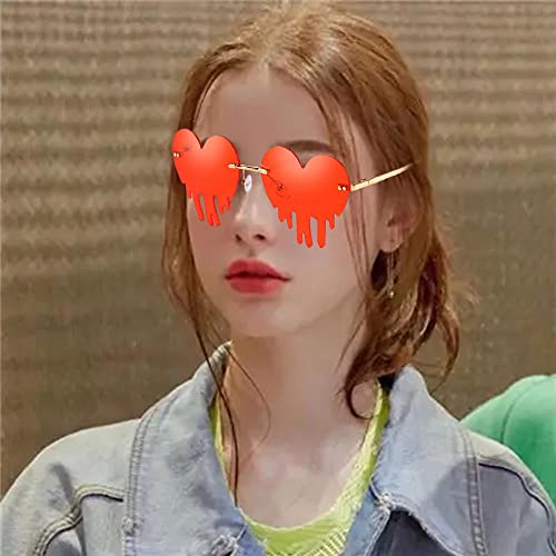 2 Pezzi Occhiali da Sole Novità, Occhiali a Forma