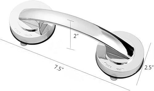 Miniatura 2 de KAFENDA Manijas de puerta y ventana de vidrio, puertas correderas de baño, armarios, armarios, ventosas, manijas que no dejan marcas, manijas de