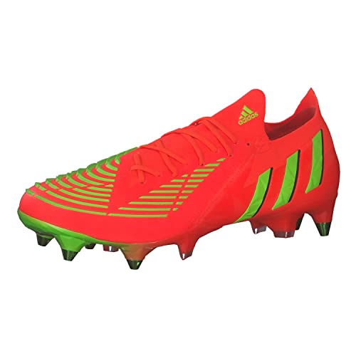 Adidas Unisex Predator Edge.1 L SG Sneaker, solar red/Team solar Green/core...