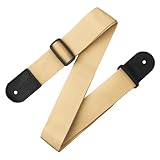 Levy’s M8POLY-TAN Gitarrengurt aus Polypropylen, 5,1 cm breit, hellbraun