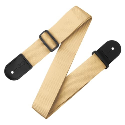 Levy's 2 Polypropylene Guitar Strap with Leather Ends