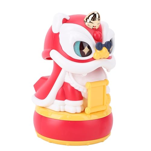 Figura de Baile con Motor Solar, Juguete Solar Sacudida de Juguete Multifuncional Ahorro de Energía Adorable Portátil para Automóvil (Rojo)