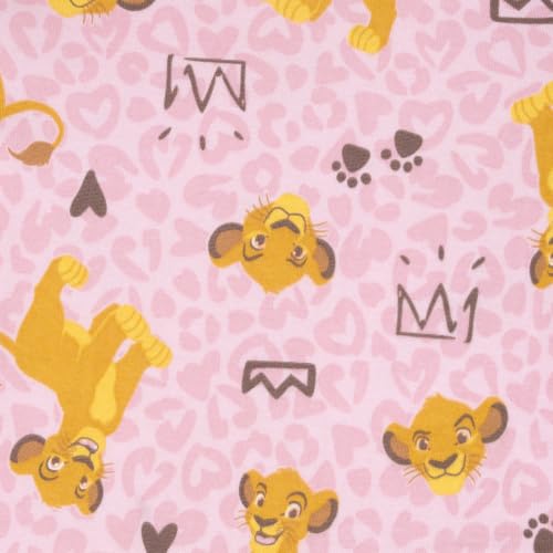 Image of Disney Girls Fleece Sweatshirt and Jogger Pants Outfit Set Newborn to Big Kid Sizes (Newborn - 14-16)