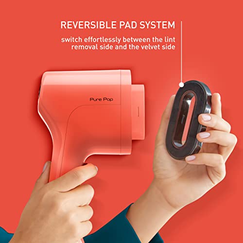 Tefal Pure Pop Slim Handheld Clothes Steamer, No Ironing Board Needed, Ready to Use in 15 Seconds, 70ml Detachable Water Tank, Travel Iron, Garment Steamer, Red, DT2022 - Image 2