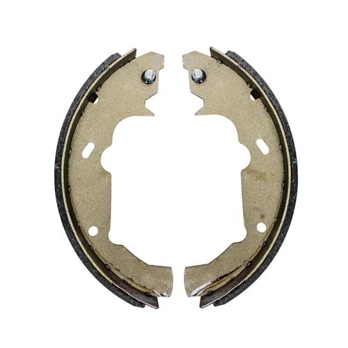 Image of Detroit Axle - Brake Kit for Ford 1999-2003 Windstar Front Ceramic Brake Pads with Hardware Rear Brake Shoes 2000 2001 2002 Replacement