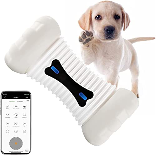 SKYMEE Fury Bone Smart Juguetes interactivos para Mascotas para Perros, Gatos, Interiores y Exteriores, fácil Control Manual y automático a través de la aplicación