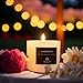 Chloefu LAN Premium Gardenia Scented Candle for Men & Women, Highly Scented, 7.1oz|45 Hour Long Lasting, All Natural Soy Candles, Home Decor, White Glass Jar Candle with Gift Box