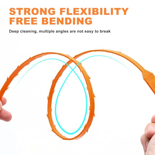 image for QUIUMES Drain Clog Remover, Effective Drain Snake Hair Drain Clog Remo