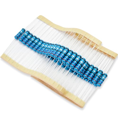 Innfeeltech 50 piezas 2w 1% de tolerancia resistencia de película metálica de 2,7 Ohm para proyectos y experimentos de bricolaje