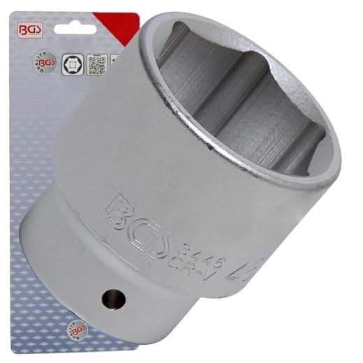 BGS 3446 | Steckschlüssel-Einsatz Sechskant | 20 mm (3/4") | SW 46 mm | CV-Stahl | Stecknuss