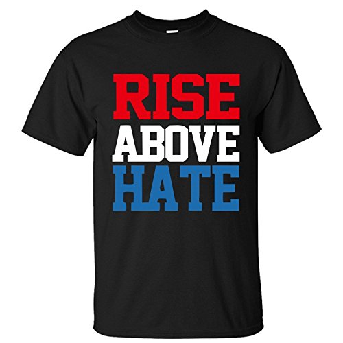 Sixtion Men's John Cena Rise Above Hate Cotton T-Shirt Large