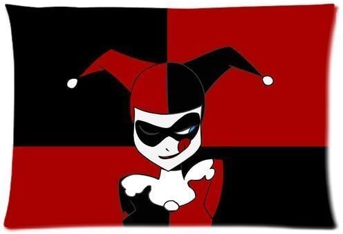 Pillowcase Custom Harley Quinn 20"x30" inch Twin Sides Zippered Pillow Cover Cases