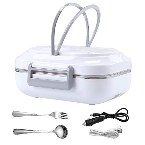 Electric Heating Lunch Box Car Home Office Travel Use Food Warmer Portable Bento